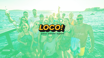 LOCO! Travel Agency | logo & brand identity branding design graphic design lettering loco logo travel travel agency young