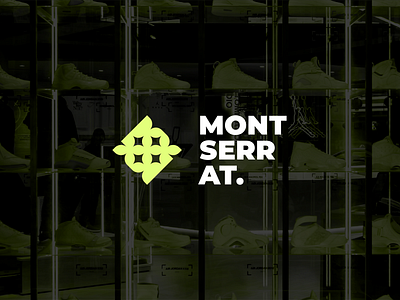MONTSERRAT concept store | logo & brand identity abstract abstract logo branding design fashion graphic design logo modern montserrat neon sign