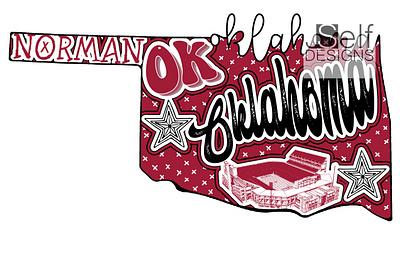 Oklahoma art branding collegiate design football graphic illustration logo oklahoma shirt ui