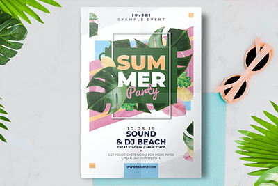 Summer Party Flyer Template business flyer club flyer company flyer corporate flyer creative flyer design dj flyer flyer flyer artwork flyer bundle flyer design flyer template flyers party flyer poster print professional flyer real estate flyer summer party template