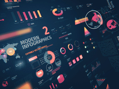 Modern Editable Infographics analytics annual report chart data data analysis data vis data visualisation data visualization data viz dataviz graph info graphics infographic infographic elements infographics information powerpoint powerpoint presentation stats