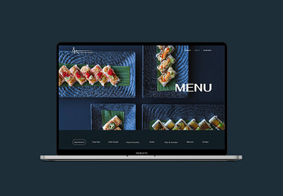Sushi Restaurant Website branding logo ui web design