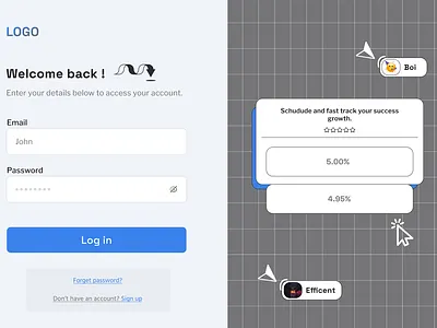 EDU login page branding mobile design ui