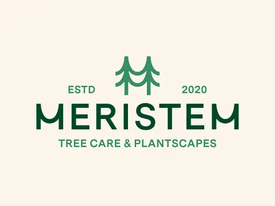 Meristem Logo Concept branding design logo logo concept logo design logotype tree