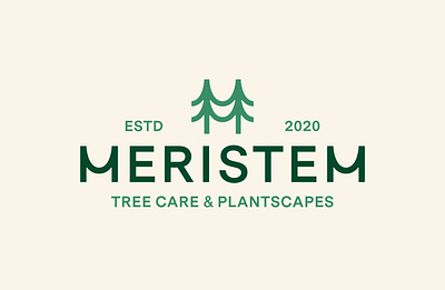 Meristem Logo Concept branding design logo logo concept logo design logotype tree