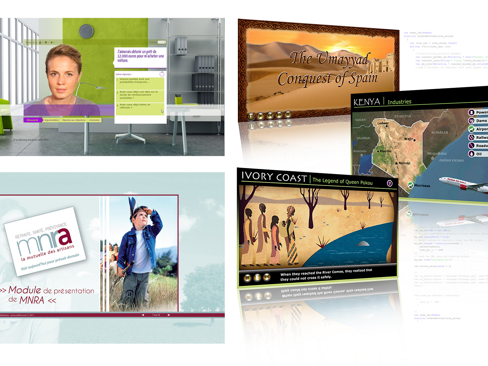 ELearning modules and Instructional Design by Andre Adams of Tradigital Designs on Dribbble