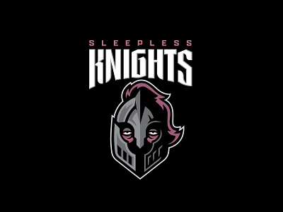 Sleepless Knights branding design graphic design illustration illustrator insomnia knights logo sports logo vector