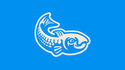 Fish 3d animal animation blue branding design esports fish graphic design illustration logo logotype mascot logo motion graphics ui vector