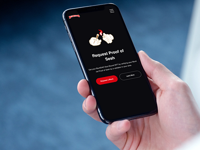 BluntDAO: Proof Of Sesh blockchain design mobile app nft ui ux