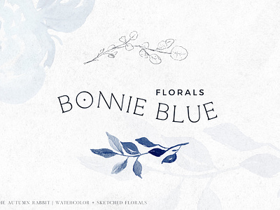 Bonnie Blue - Botanical Clipart