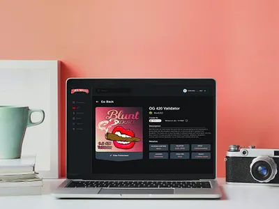 BluntDAO:Proof Of Sesh blockchain design nft ui ux