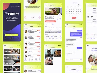 PetNet: A Product Design Case Study app branding design graphic design typography ui ux