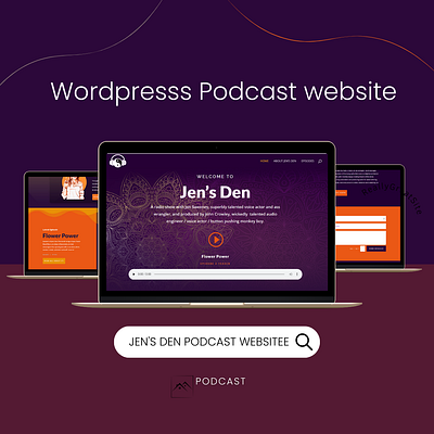 Wordpress podcast website podcastwebsite web design website website design wordpress