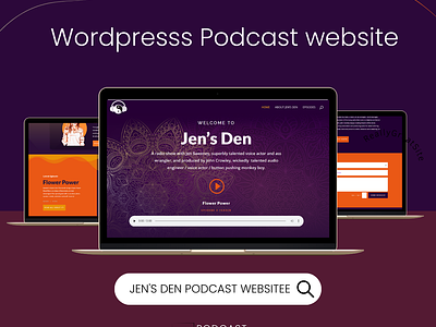 Wordpress podcast website podcastwebsite web design website website design wordpress