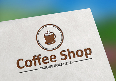 Coffee Shop Logo branding coffee shop logo graphic design logo logo design