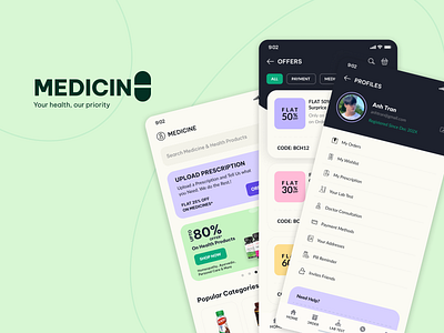 💊 Medical Mobile App app design ui ux