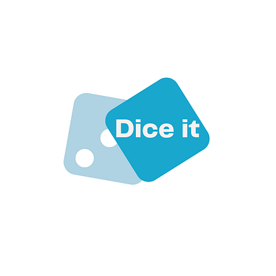 Dice it app blue colour blue dice blue dice logo blue logo branding coloured dice design dice dice blue dice design dice it dice it colour dice logo dices logo