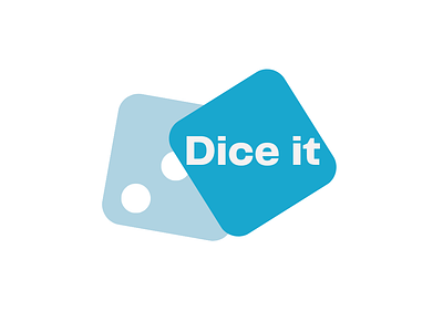 Dice it app blue colour blue dice blue dice logo blue logo branding coloured dice design dice dice blue dice design dice it dice it colour dice logo dices logo