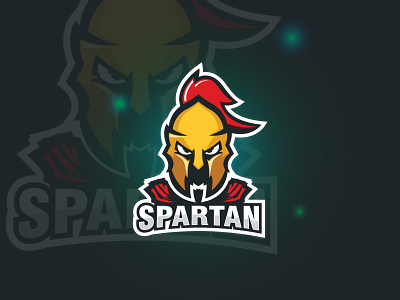 Spartan Logo E-Sport Gaming sword