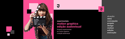 motion graphics e edição audiovisual