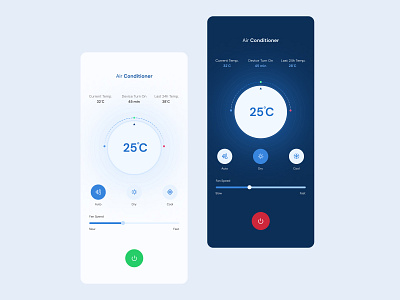 Air Conditioner App Controller ac ai air conditioner app application branding design illustration mobile apps navigator apps remote apps smart home smart home apps temperature ui ui design user experience user interface ux design website