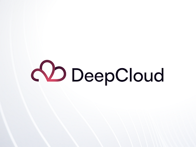 DeepCloud logo branding design graphic design logo website