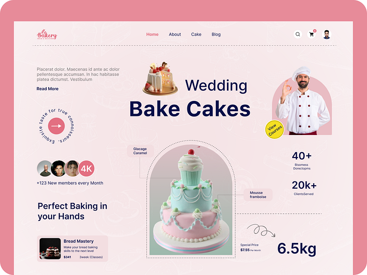 delicious-cake-shop-website-hero-by-josim-talukdar-on-dribbble