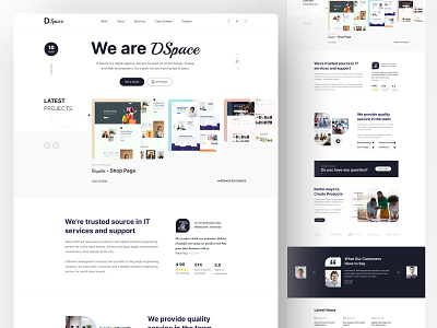 Dspace - Digital Agency Website Design web web design webdesign website