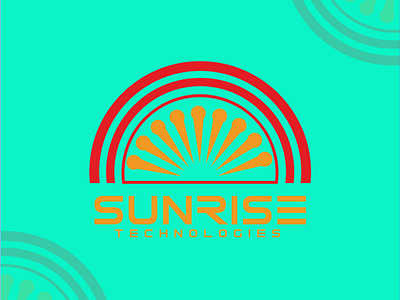 Sunrise Technologies Logo abstract logo best logo branding creative logo design dsign dsignartifex graphic design logo logo kid logo mark logopolio logos modern logo sunrise technology vect plus