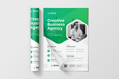 Corporate Flyer Template Creative Design branding design flyer design graphic design illustration ui ux vector