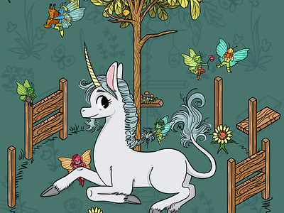 More Progress activites childrens book illustration cute games illustration photoshop search and find unicorn