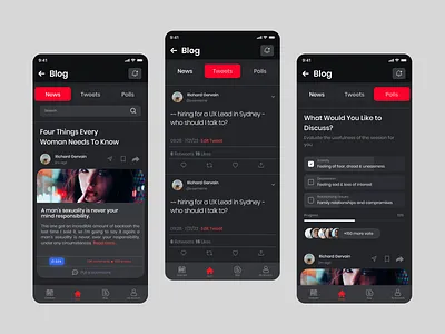 Article Mobile App UI app article app best blog app blog blog app blog section blog ui design news app ui uiux