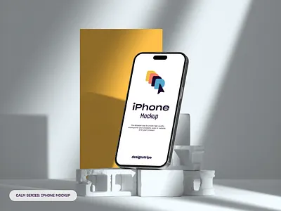 Calm Series: iPhone Mockup | In-browser Mockup Creator branding customize design editor graphic design iphone iphone 14 mobile design mockup mockups presentation realistic mockups showcase ui uiux