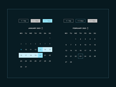 Calendar design design ui ux