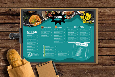 Today we make a new restaurant menu card Design