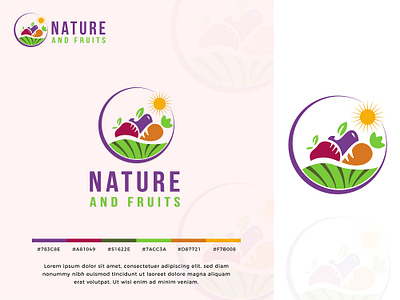 NATURAL FOOD AND NUTRITION LOGO DESIGN 3d branding custom logo graphic design green logo health care health logo logo logo design medical logo minimal logo minimalist logo natural food natural logo nutrition logo nutritionist organic logo plant tree logo yoga