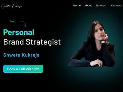 Sample Hero Section animation branding business content dark design hero section motion graphics personal branding web web page website