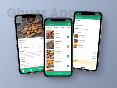 Dryfruits app ecommerce mobile app ui