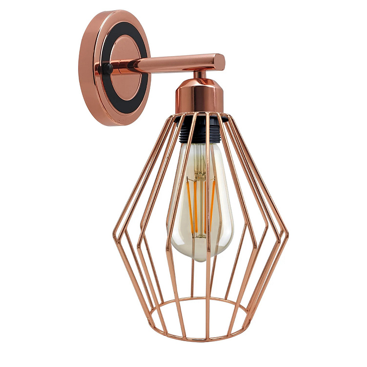 Bedroom Wall lights Fitting Rose Gold Fixture by VINTAGELITE on Dribbble