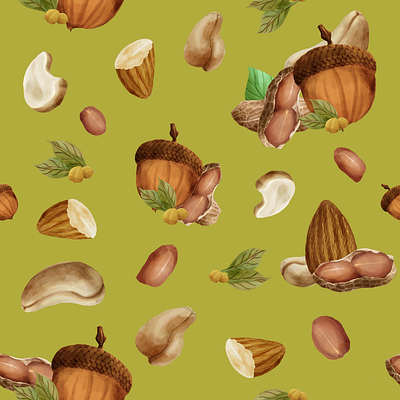 Nuts design graphic design