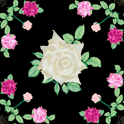 Rose design graphic design