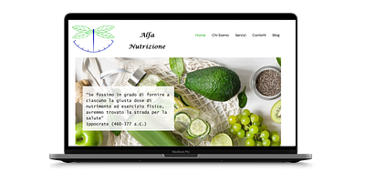 Italian Nutritionist Website branding design graphic design typography ui ux