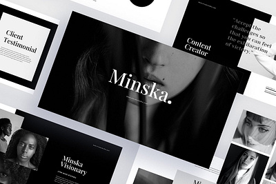 Minska - Photography Powerpoint Template #1 app branding design graphic design illustration logo typography ui ux vector