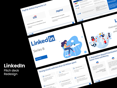 LinkedIn Pitch Deck - Power Point Template (PPT) business meetings business presentation corporate ppt corporate presentation editable slides pitch deck pitch deck template powerpoint ppt premium ppt premium template professional branding