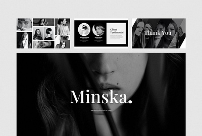 Minska - Photography Powerpoint Template #7 app branding design graphic design illustration logo typography ui ux vector