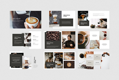 Bogakopi - Keynote Template #6 app branding design graphic design illustration logo typography ui ux vector