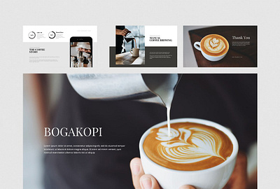 Bogakopi - Keynote Template #7 app branding design graphic design illustration logo typography ui ux vector