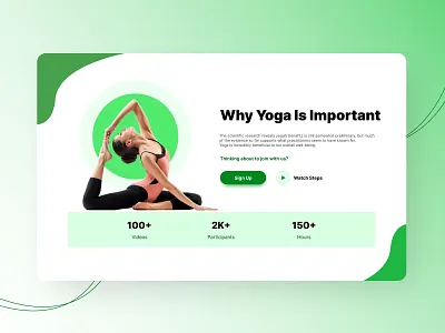 Yoga Website Landing page design branding fitnesswebsite graphic design homepage landing page landing page design mental onlineyoga onlineyogaclass physicalfitness webpage workout workoutpages yogaclasses yogalandingpage yogapages yogawebpage yogawebsite