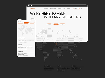 ENPHASE- corporate website redesign color contacts corporate design energy inspiration layot map redesign solar solarpower typography ui uiux ux web web design