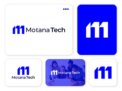 Motana Tech, (Letter M) - Modern Letter Logo Design Concept branding graphic design letter m logo logo design logo make m app m letter logo m logo m logo app m logo mark m tech logo m web logo motana tech n tech logo